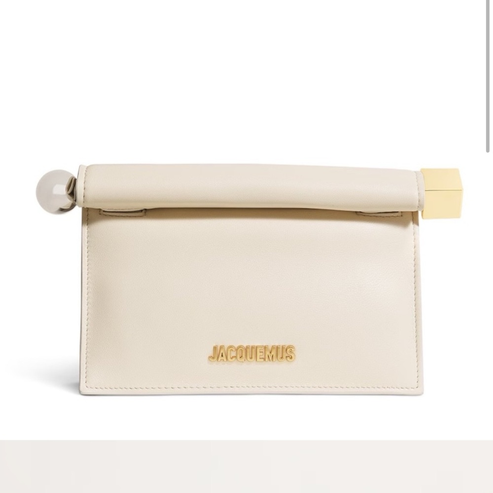 Jacquemus La Petite Pochette Rond Carré Clutch
